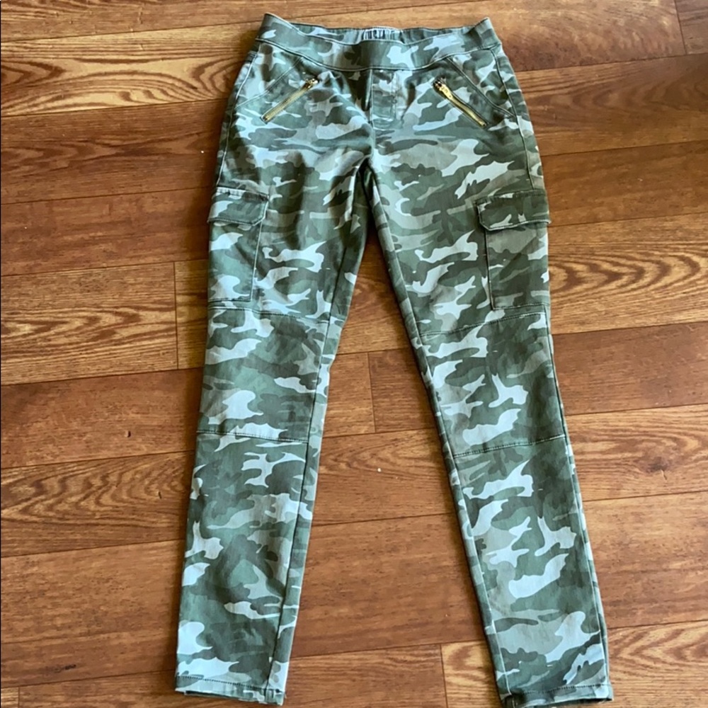 Justice camo cargo pants
